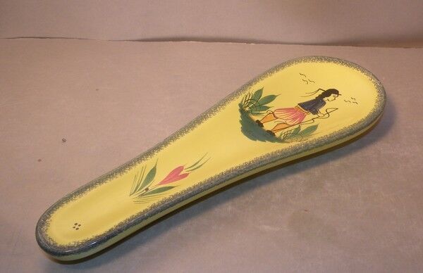 Spoon rest, with a Man Soleil Yellow