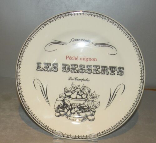 dessert plate, Les Desserts, Les Compotes, Gastronomie Gien