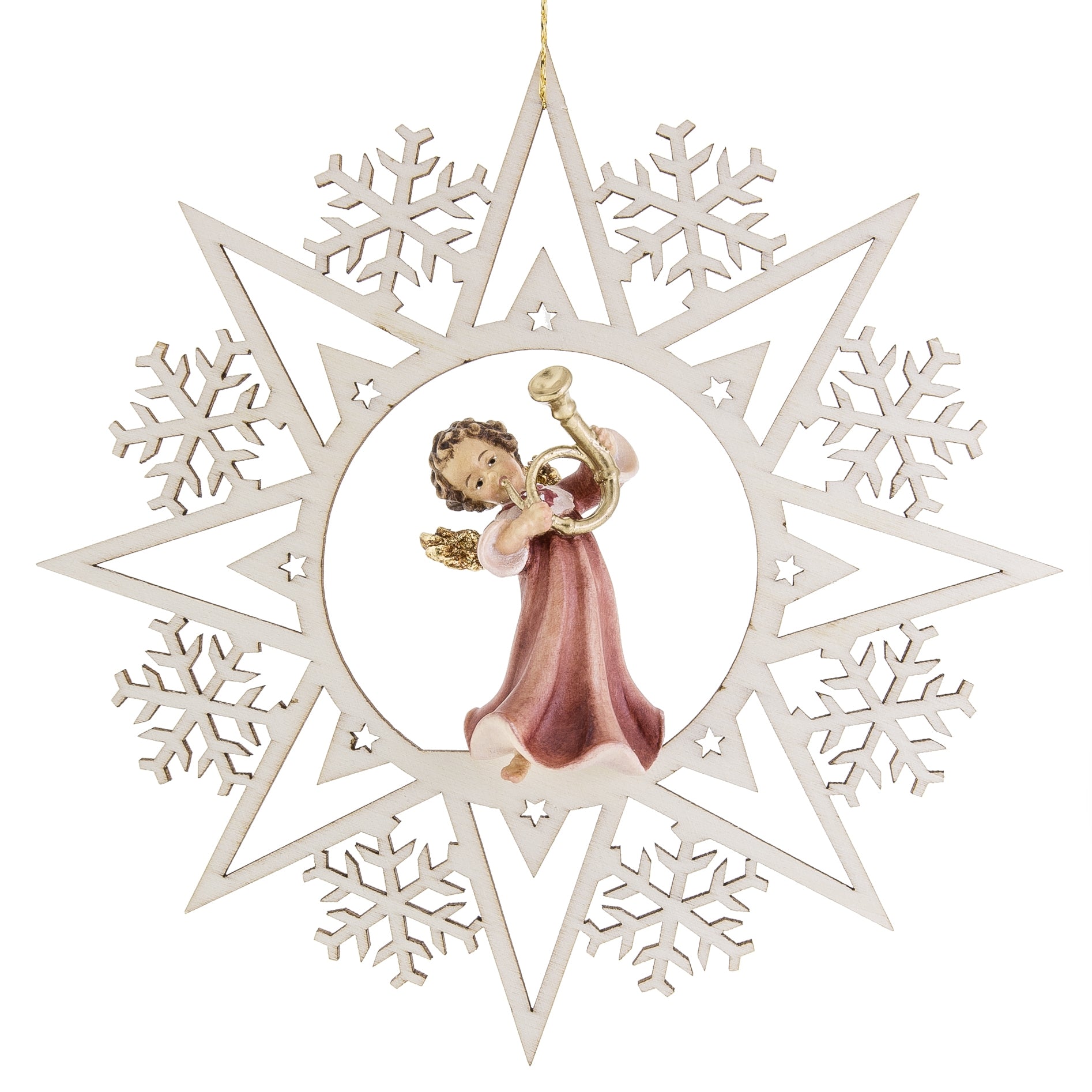 Angel with Horn on a Star - 08001