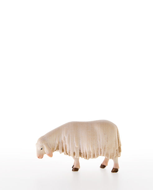 Sheep sniffing Venetian Nativity