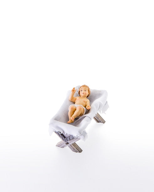 Infant Jesus with cradle 2 pieces - Oriental nativity dressed - 10903-01A