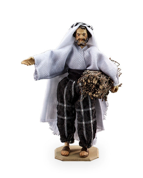 Shepherd with twigs  - Oriental nativity dressed -  10903-411