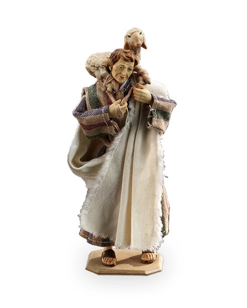 Shepherd with lamb on the shoulders    - Oriental nativity dressed -  10903-421