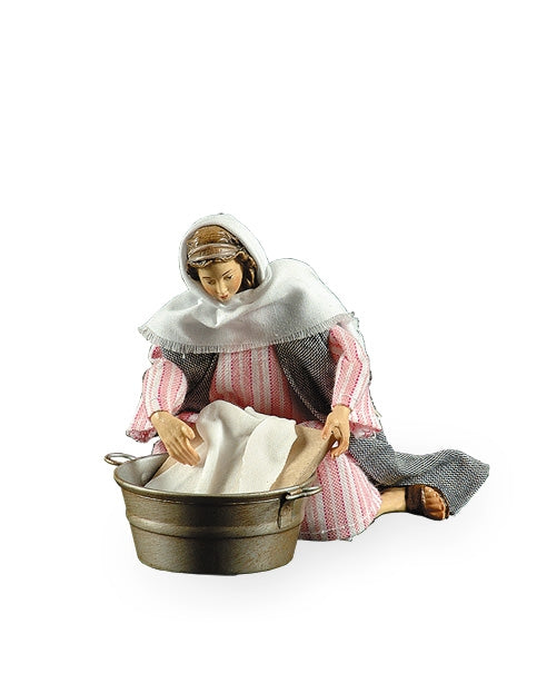 Washerwoman with basin - Oriental nativity dressed -  10903-491