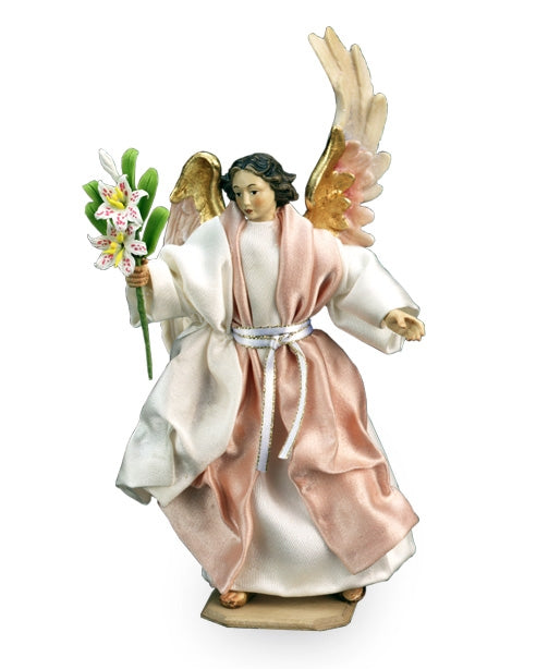 Angel Annunciation with lily - Oriental nativity dressed- 10903-50