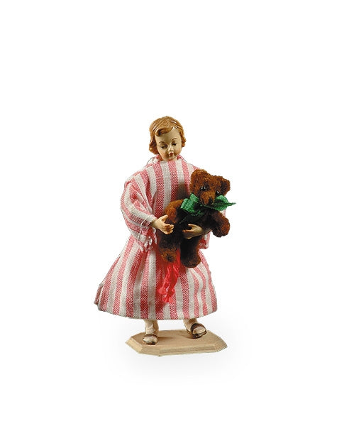 Girl with teddy-bear - Oriental nativity dressed -  10903-511