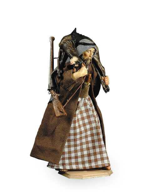 Hunter with chamois  - Oriental nativity dressed -  10903-530