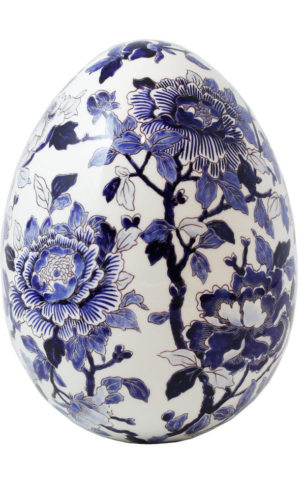 Egg Numbered Pivoines Bleues