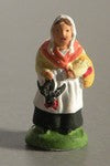 Woman with a hen, Carbonel, mini