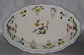 Oval Platter Nr 6, Oiseaux de Paradis