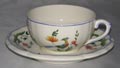 Tea Cup & Saucer, Oiseaux de Paradis