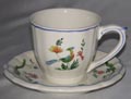 U.S. Tea Cup & Saucer, Oiseaux de Paradis