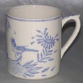 Coffee Mug, Oiseau Bleu Mono