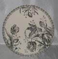 Round Cake Platter,Tulipes Noires