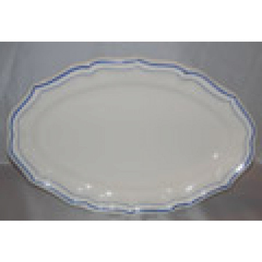 Oval Platter Number 6 ,  Filet Bleu