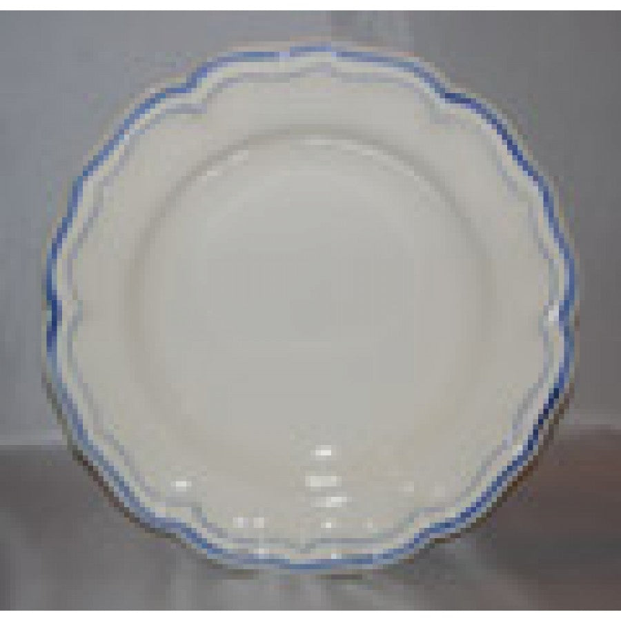 Round Flat Dish, Filets Bleu