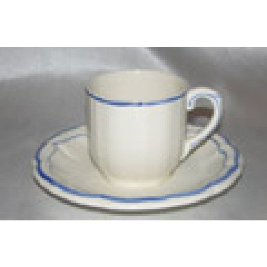 After Dinner Cup & Saucer , Filets Hand Painted