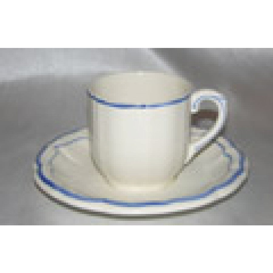 After Dinner Cup & Saucer , Filet Bleu