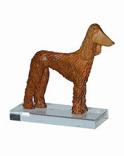 Afghan Greyhound with pedestal, 00504, Lepi
