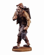 Shepherd with milk pail, Rustic