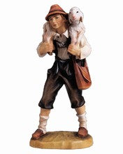 Shepherd with lamb nr 1, Rustic