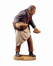 Peasant with bread basket,  Rustic