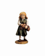 Girl with flour bag, Rustic