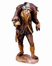 Hunter with chamois, Rustic