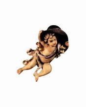 Cardinal angel left, Rustic