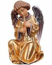 Angel with flute and gold dress, 10104-AOR, Angels