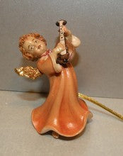 Angel with mandolin for hanging, 10258-HB, Angels
