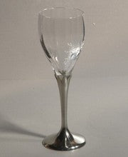 Venetian Red Wine Glass #140670, Potsainiers Hutois Pewter