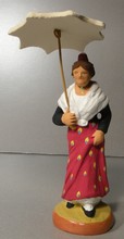 Arlesienne with Umbrella , ( 530 )  Fouque, 9 Cm