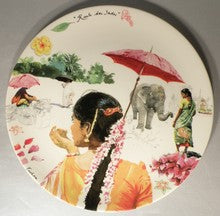 Round Cake Platter, Route des Indes