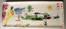Oblong Serving Tray, Route des Indes