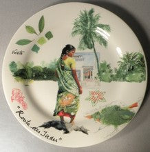 Bread & Butter Plate - Green, Route des Indes