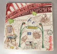 Small Square Plate, Paris-Paris
