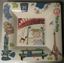 Large Square Candy Tray , Paris-Paris