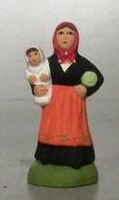 Woman with a baby, Carbonel, N. 1
