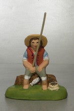The seated angler, Carbonel, N. 1
