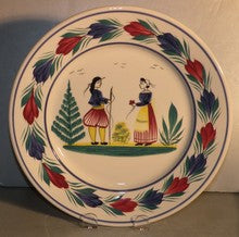 Dinner Plate with Couple, Campagne
