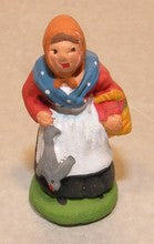 Woman with a rabbit, Carbonel, mini