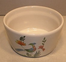 Ramekin Baking Dish, ( old Kind ) Oiseaux de Paradis