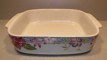 Medium Square Baking Dish ( old Kind ) , Millefleurs