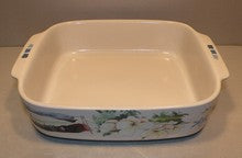 Medium Square Baking Dish, ( Old Kind )  Route des Indes