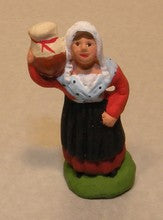 Womam with an eathenware jar, Carbonel, mini