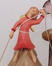 ( 2 angel ) Abseiling angel on the gable and Abseiling angel , Kastlunger
