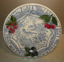 Dinner Plate, Oiseau Bleu Fruits