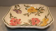 Letter Tray Grandes Fleurs, Art Faience