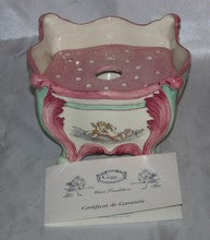 Flower Planter ( Jardinière Pique Fleurs )  Angelots Number 45, Faience d'Art